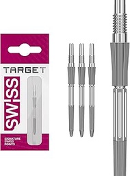 Target Darts Elysian Archetype 43 Swiss Point | 3 Pack Set of Tips | 30MM/35MM/42MM – Gold/Silver/Bl