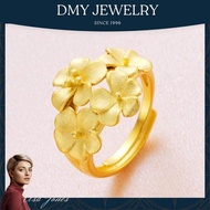 DMY Jewelry Indian Jewellery Set/Gelang Emas 916 Original Malaysia/Fashion Flower Jewelry Set For Wo