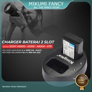 FANCY KingMa Battery Charger 2 Slots Sony A5000 A5100 A6000 A7R - BM015-FW50