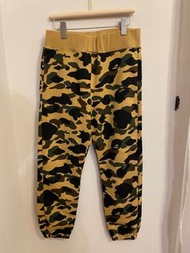 Bape ape x gore tex 防風 黃迷彩 棉褲 m號