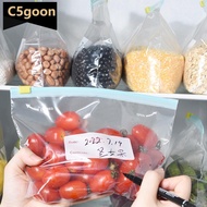 C5GOON 10Pcs Reusable Zip Lock Bag Food Fresh Keeping Microwaveable Storage Bag Zipper Sealing Conta