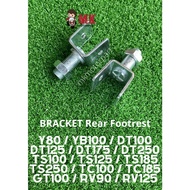 M12 BRACKET Rear Step Footrest Y80 YB100 DT100 DT125 DT175 DT250 TS100 TS125 TS185 TS250 TC100 TC185