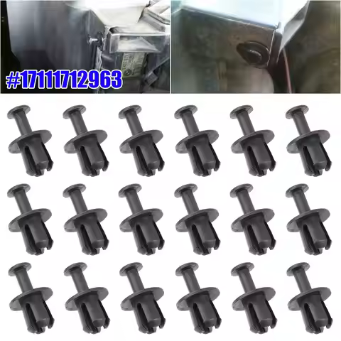 Radiator Surround and Air Guide Panel Clips Rear Bumper Trim Fastener 17111712963 for BMW 3 5 7 X3 Z