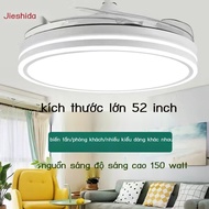 52 inch invisible fan light ceiling fan large living room dining room with fan light ch