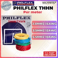 PHILFLEX THHN / Electrical Wire / Per Meter 2.0MM 3.5MM 5.5MM 600V /  Wiring