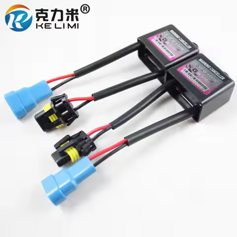 2PCS Xenon HID Kit Anti-flicker Error Warning Canceller H1 H3 H4 H7 H8 H9 H10 H11 H13 9005 9006 Capa