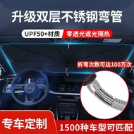 Car Sunscreen Heat Insulation Special Umbrella Dedicated Biadi Car Sunshade Sunshade Tesla Sunshade 