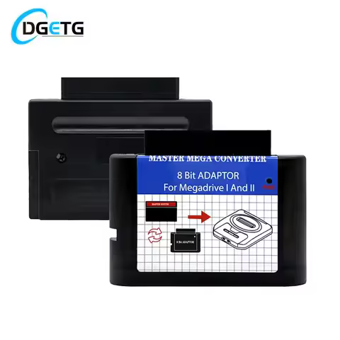 Master System Converter Game Adapter MS To MD for SEGA Mega Drive I/II 8-16-bit Video Game Consoles 