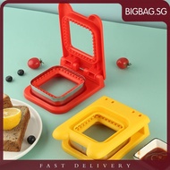 [bigbag.sg] Square Cookie Bread Pancake Maker Remove Bread Crust Stainless Steel Easy To Use