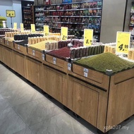 Rice Bucket Specialty Goods Shelf Pile Bulk Cabinet Convenience Store Rice Cabinet Storage Grain Oil