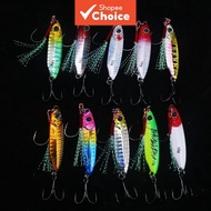 Lure Bait Long Casting Blue Blade Iron Plate Crappie Bass Hard Bait 6066 Treble Hook Black Nickel Ir