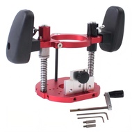 ตัดเครื่อง Plunge Router ฐานสนับสนุน Desktop Lift สําหรับงานไม้ DIY Work Bench Milling Groove สําหรั