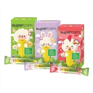 Supercorn stick Corn Box 120g - Super Corn stick 10 x 12g - Healthy Snack Grilled Corn Flavor Chicke