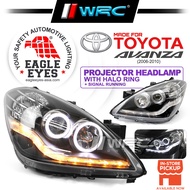 Eagle Eyes Toyota Avanza 2006 - 2010 Projector Headlamp With Halo Ring + Signal Running