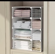 DIY Storage Cubes with Connectors 衣櫃內隔斷收納