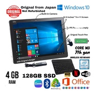 FUJITSU ARROW TAB V727 M3 7TH GEN WINDOW TABLET IDEAL FOR STUDENT,TRADER 4GB RAM 128GB SSD|| FREE PE
