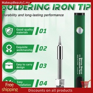510 Thread Mini Soldering Iron Kit 3-Gear Adjustable Voltage with Soldering Iron Tip 650mAh USB Rech