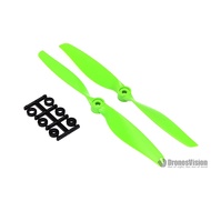 HQProp 7x4 Green Slow Rotating Propeller Tempered Glass Fiber Material 2 Pcs (One Front One Reverse)