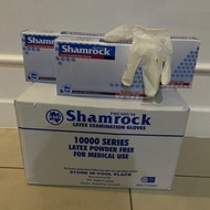 Shamrock latex non powder gloves 100 pcs