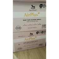 APPLECRUMBY AIRPLUS BABY DIAPERS MEGA NEWBORN