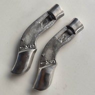 Peralatan kebun gagang golok pegangan golok alumunium aksesoris gagang pegangan golok 2 model alumun