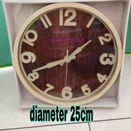 WALL CLOCK 3036 WOODEN PATTERN