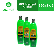 Green Cross Alcohol 70% Isopropyl 250ml Pack of 3