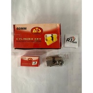 Terlariss !!! [12PCS] Silinder Cylinder Anak Kunci Pintu Rumah ATS Kecil / Besar 60mm Putih SN