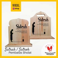 Sutrah Sutroh Pembatas Sholat / Sutrah Pembatas Shaf Kayu / Sutrah Sutroh Pembatas Shof Sholat Bahan