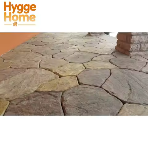 Plastic Moulds Flagstone Casting Concrete Paving Garden Paths Stone Patio Pavers for Gar