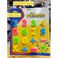 CHILDREN'S TOYS MAGNETIC NUMBERS STICKS/ MAGNETIC NUMBERS REFRIGERATOR STICKS