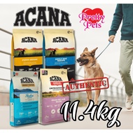 Acana Dog Food 11.4kg (Puppy / Adult / Pacificia / Grass-Fed Lamb)