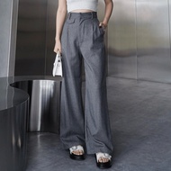 Oro Pants Celana Wanita Panjang Formal Kerja Kantor Kulot Loose Pants Highwaist Anti Kusut Trousers 