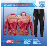 SUGIH WARAS JERSEY 1 SET TRAINING WANGKI PANJANG DHARMA WANITA OLAHRAGA RUNNING