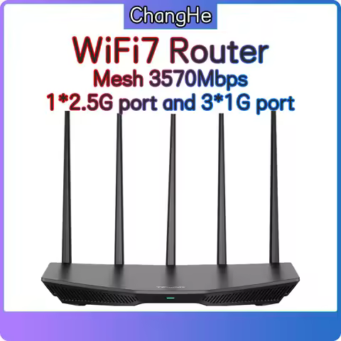 TP-LINK WiFi7 TL-7DR3630 BE3600 Router 2.5G Gigabit Ethernet Port Home High Speed Internet Connectio