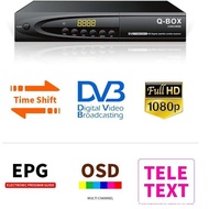 Q-BOX HD DVB-T2/S2 Set-Bộ chuyển đổi tín hiệu DVB C kỹ thuật số Đầu thu tín hiệu vệ tinh kết hợp thi