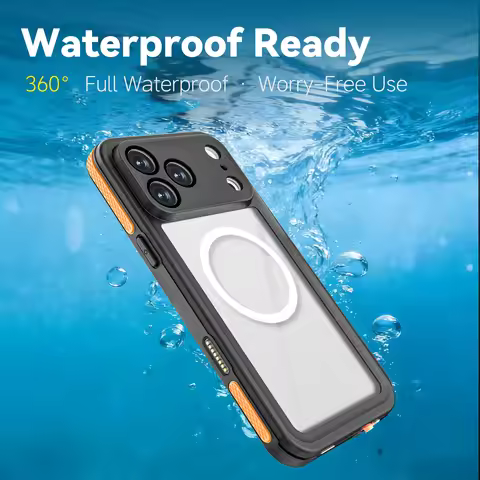 Suitable for iPhone 17 17 Pro Max waterproof phone case, essential for swimming sports, IP68 fully e