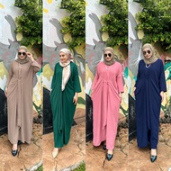 KAFTAN LENGAN PANJANG/KAFTAN PARIO/KAFTAN/DRESS PALAS BELT/ DRESS PLEATED VIRAL/DRESS JUBAH/KAFTAN/DRESSWAWAZAINAL