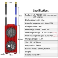 Lifepo4 BMS 12v 24v 36v 48v 30a 60a 100a 4s 8s 12s 16s 3.2v Manufactured by Daly