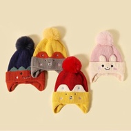 Beanie Hat for Boys and Girls 6-30 January Fluffy Ball M58