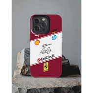 Phone Case F1 Protective Shock-Resistant F1 Ferrari Sf25 Racing Color Painting Hamilton Suitable For