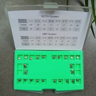AZDENT Dental Metal Self Ligating Mini Bracket Roth With 4 Buccal Tube 20+4/Box
