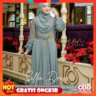 Thick FINE ADEM FABRIC / Sella Original Moveon Pearl Bidara Gamis Lace Dress