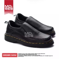 MOSES Men's Formal Oxford Shoes Black Men's Work Shoes