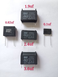 0.1 UF/0.82UF/1.9UF/2.4UF/3.6UF PANASONIC/KDK Ceiling Fan Pcb Board Capacitor(5pcs/set).(For MY143 Fan)