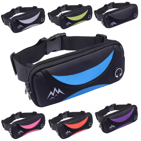 Waterproof Running Waist Bag Belt Bag, Men Women Sports Running Portable Gym Bag, Gym Fitness Bag, S