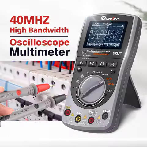Oscilloscope True RMS Multimeter Handheld Oscilloscope with Analog Graph Digital Professional Oscill