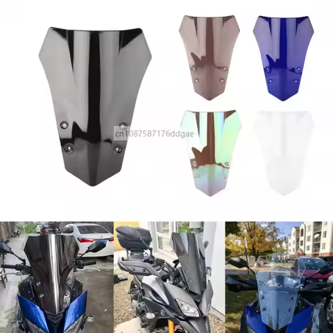 For Yamaha FJ 09 FJ09 MT09 MT-09 Tracer 900 2015 2016 2017 Motorcycle Double Bubble Windshield Defle