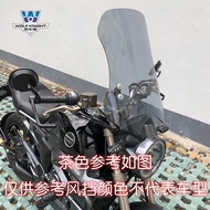 กันลมหน้ารถมอเตอร์ไซค์ Kawasaki Z900RS กระจกป้องกันลมสไตล์วินเทจ อะไหล่ปรับแต่งรถมอเตอร์ไซค์ ชิ้นส่ว