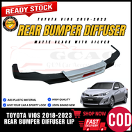 GCAO (2018 2019 2020 2021 2022 2023) TOYOTA VIOS CAR REAR BUMPER DIFFUSER LIP (7172)